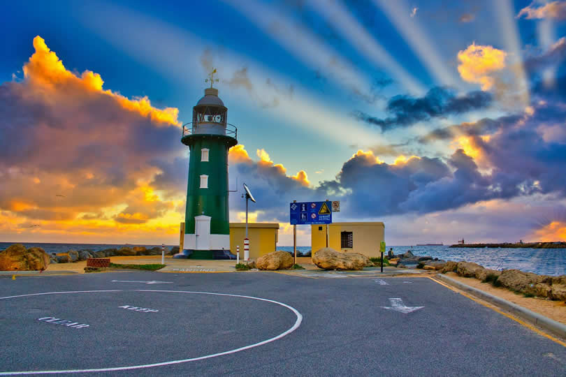 Lighthouse in Fremantle Australia