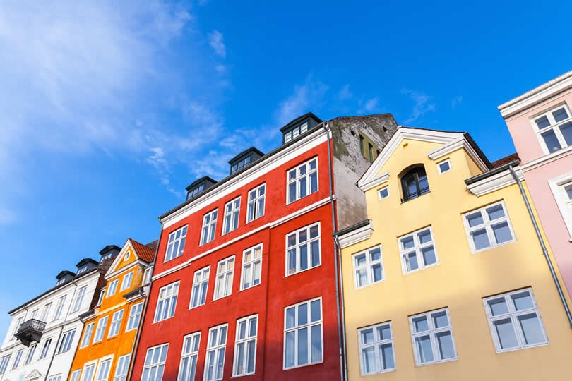 Copenhagen colored houses