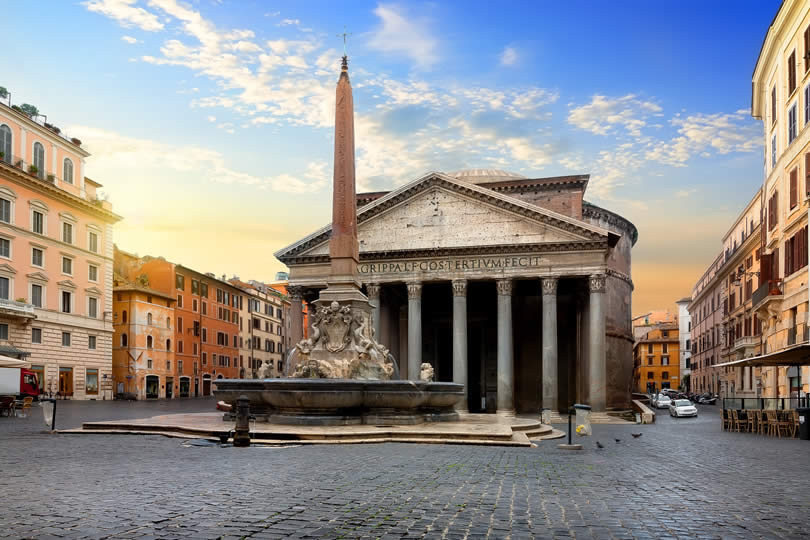 Pantheon in the evening, Rome