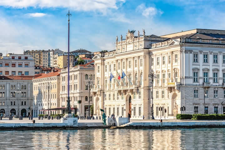 Trieste town centre square