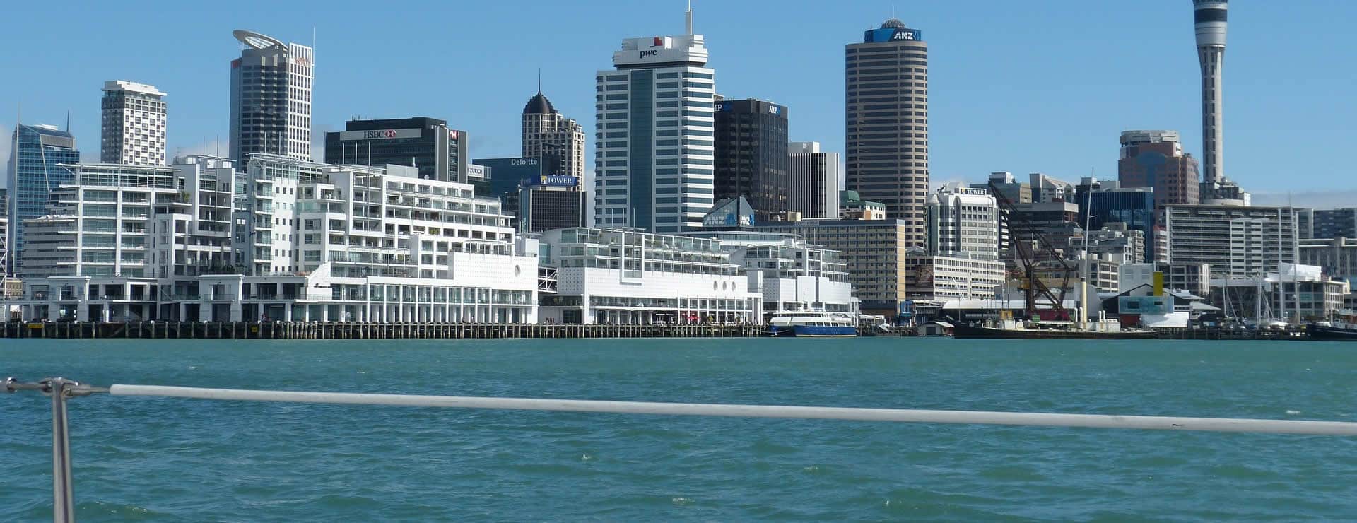 Auckland cruise port and waterfront