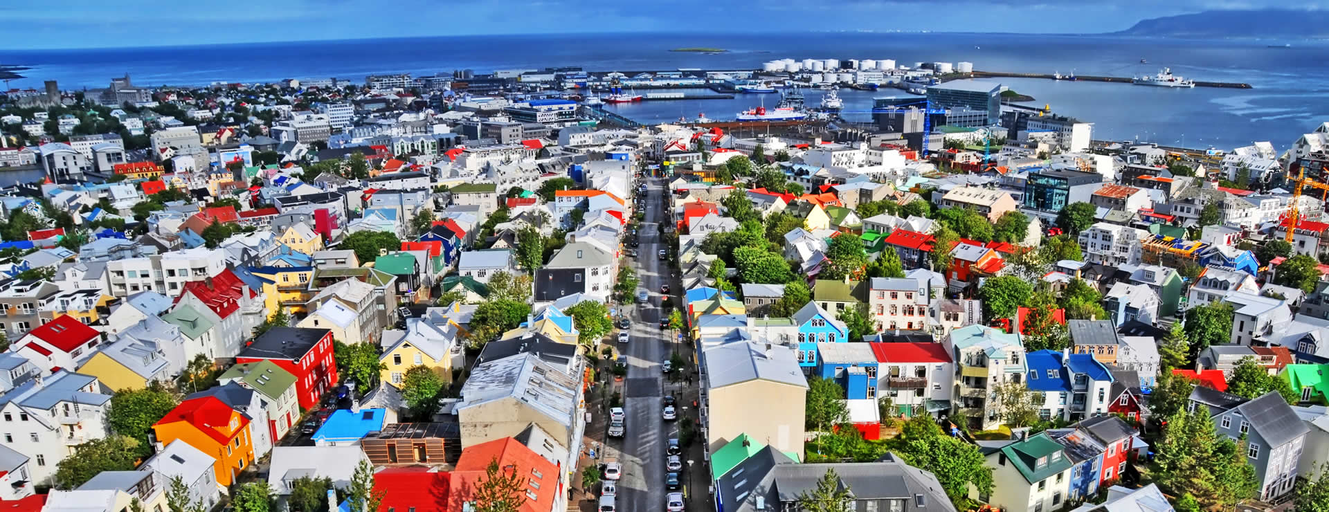 Reykjavik city and port