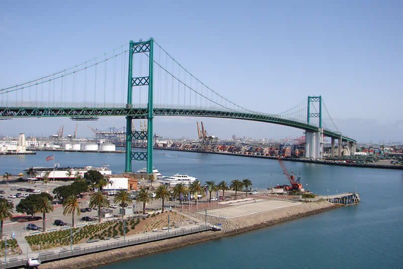 San Pedro cruise port in Los Angeles