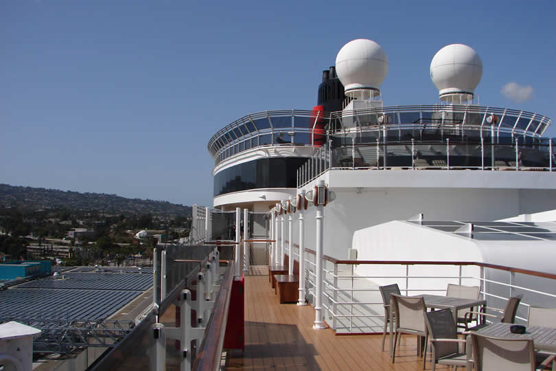 Cruise ship in Port of Los Angeles